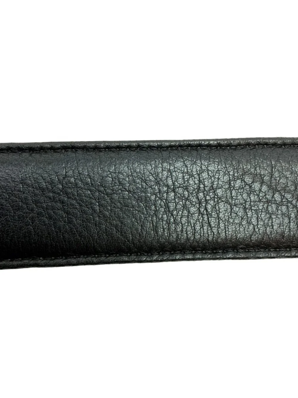 New Nocona Tumbled Glove Cowhide Leather Belt W/ Silver Buckle  Mens 44 Black